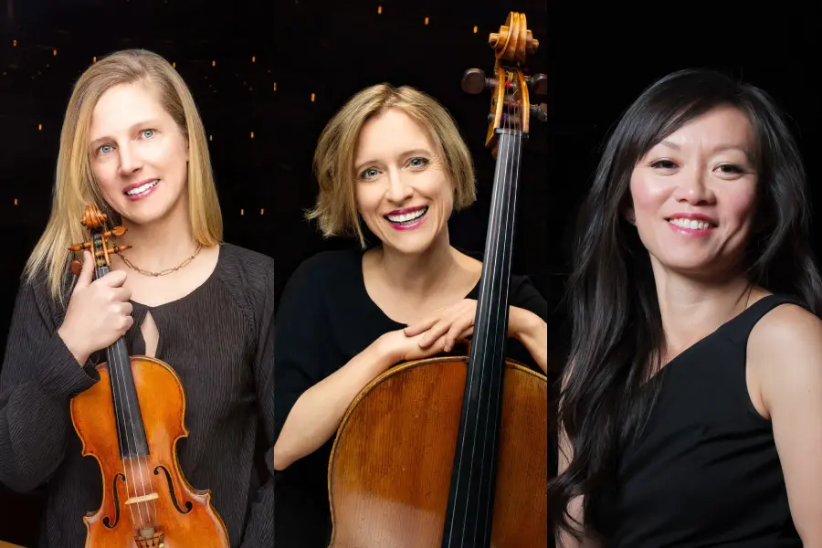 Laura Veeze, violin; Meran Currie-Roberts, cello; Sarah Ho, piano